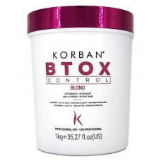 Ботокс для реконструкции волос Korban Btox Brazilian Control Blond, 1 кг